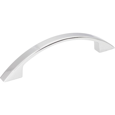 Elements 96 mm Center-to-Center Polished Chrome Arched Somerset Cabinet Pull 8004-PC